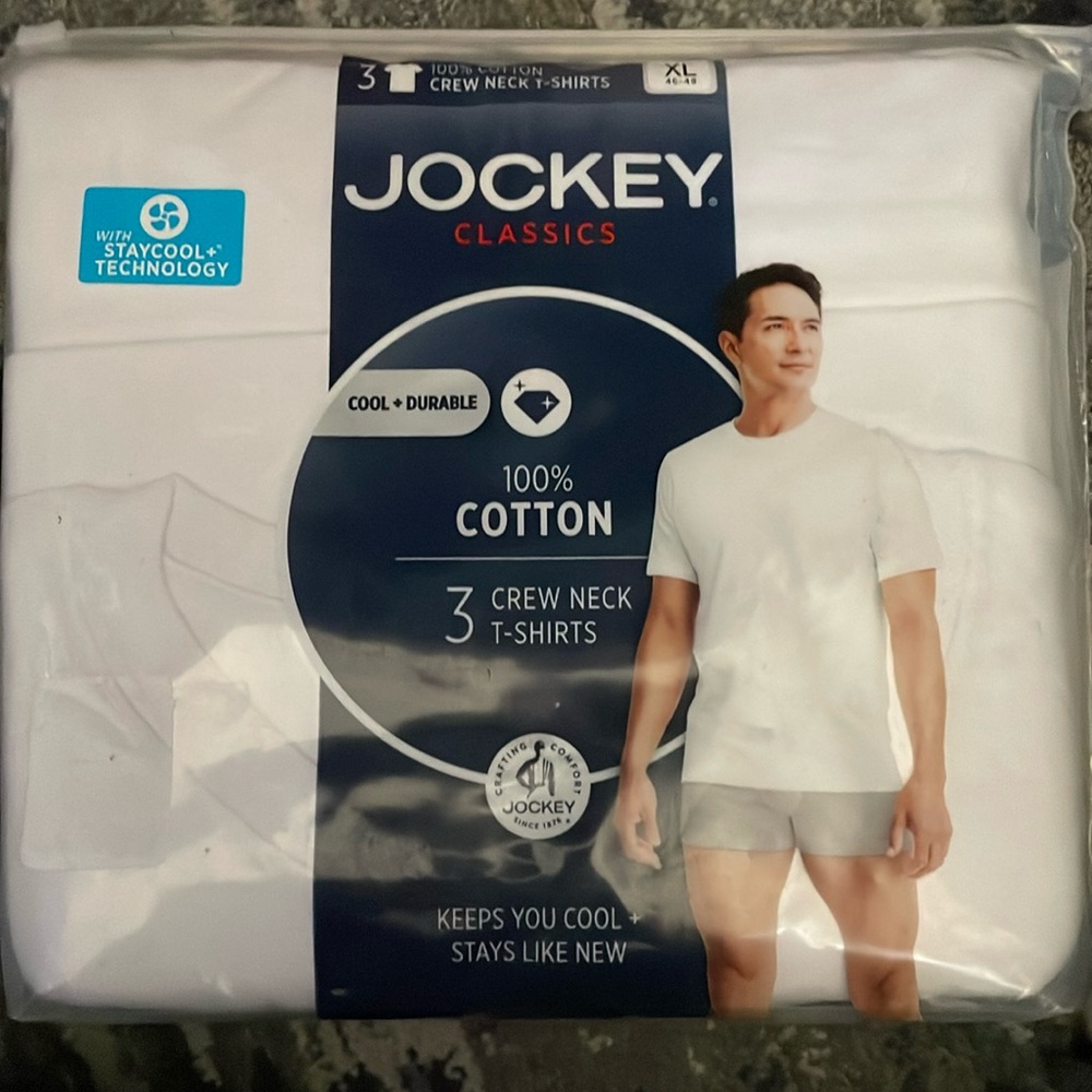 Jockey Classics 3 pack crew neck t-shirts